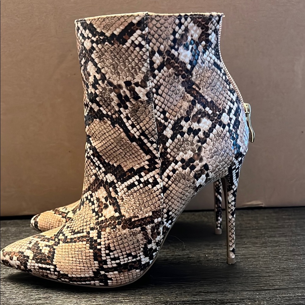 Charlotte Russe Brown Heeled Boots